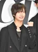 　制作発表記者会見の出席したＩＭＰ．佐藤新（撮影・持木克友）