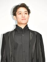 　制作発表記者会見に出席したＩＭＰ．椿泰我（撮影・持木克友）