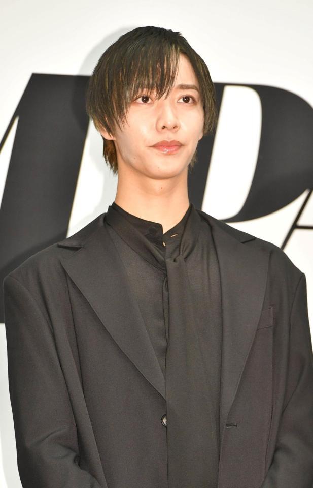 　制作発表記者会見に出席したＩＭＰ．松井奏（撮影・持木克友）