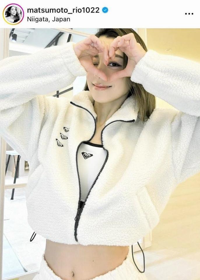 　松本莉緒のインスタグラム＠ｍａｔｓｕｍｏｔｏ＿ｒｉｏ１０２２より