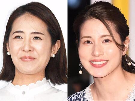 　椿原慶子アナウンサー（左）と永島優美アナウンサー