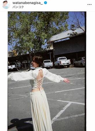 渡邊渚のインスタグラム＠ｗａｔａｎａｂｅｎａｇｉｓａ＿より 