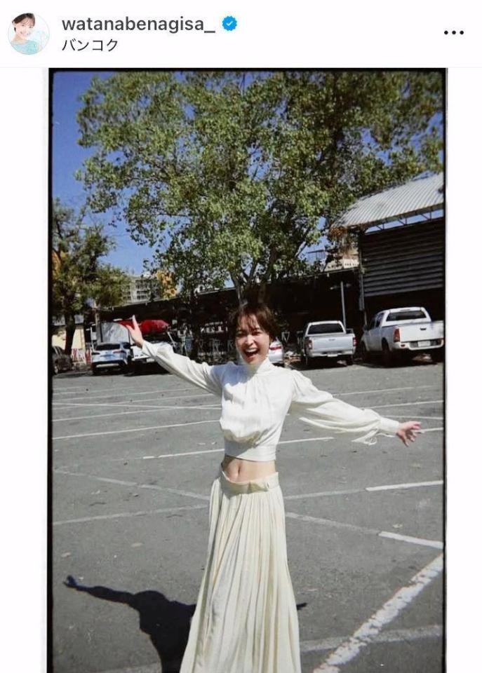 渡邊渚のインスタグラム＠ｗａｔａｎａｂｅｎａｇｉｓａ＿より 