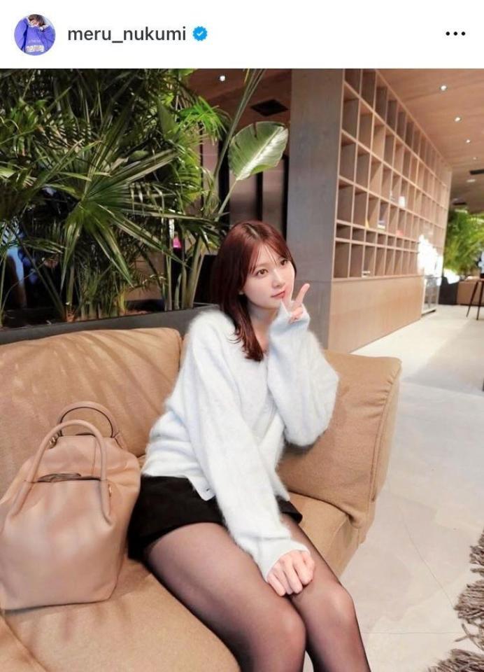生見愛瑠のインスタグラム＠ｍｅｒｕ＿ｎｕｋｕｍｉから