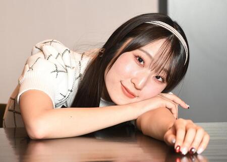 　Ｊｕｉｃｅ＝Ｊｕｉｃｅを引っ張る４代目リーダー・段原瑠々（撮影・佐々木彰尚）