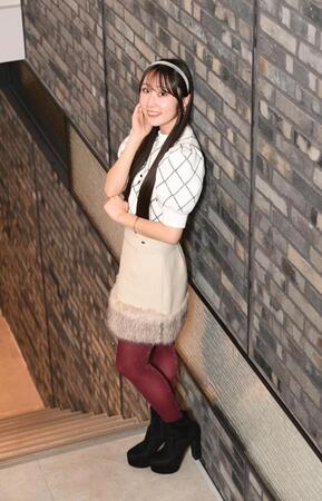 　Ｊｕｉｃｅ＝Ｊｕｉｃｅを引っ張る４代目リーダー・段原瑠々（撮影・佐々木彰尚）