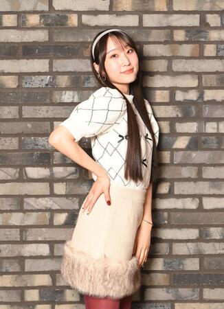 　Ｊｕｉｃｅ＝Ｊｕｉｃｅを引っ張る４代目リーダー・段原瑠々（撮影・佐々木彰尚）