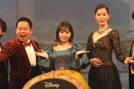 　イベントに登壇した（左から）ダイアン・津田篤宏、吉柳咲良、月城かなと