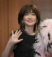 　初参加の松本伊代（撮影・伊藤笙子）