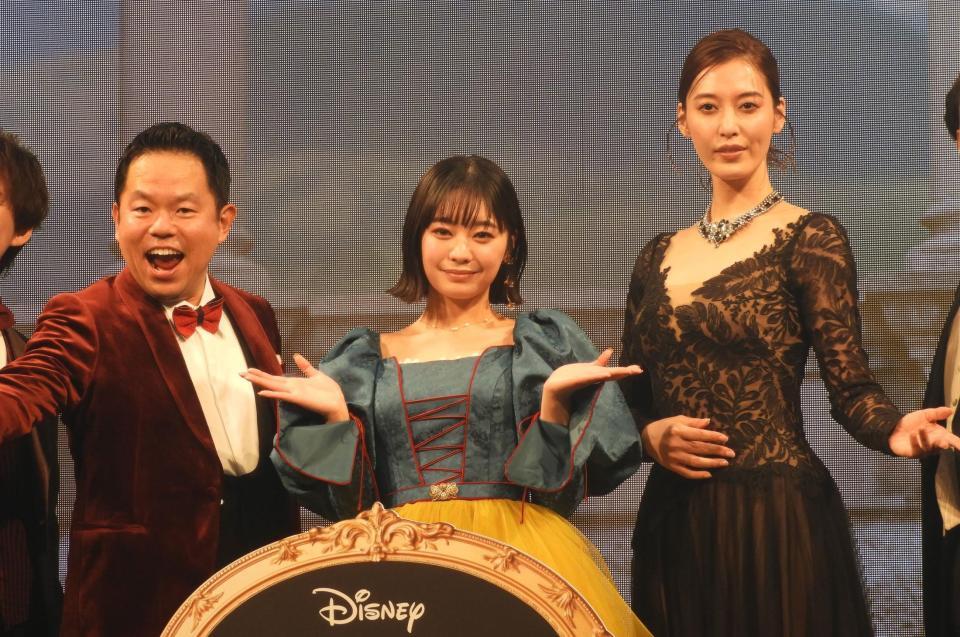 　イベントに登壇した（左から）ダイアン・津田篤宏、吉柳咲良、月城かなと