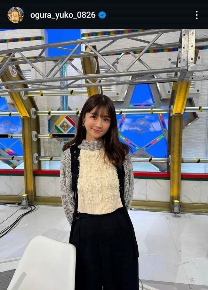 　小倉優子インスタグラム☆ゆうこりん☆（＠ｏｇｕｒａ＿ｙｕｋｏ＿０８２６）より。
