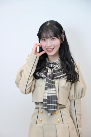 　“次世代エース”との呼び声も高いＡＫＢ４８・佐藤綺星（撮影・伊藤笙子）