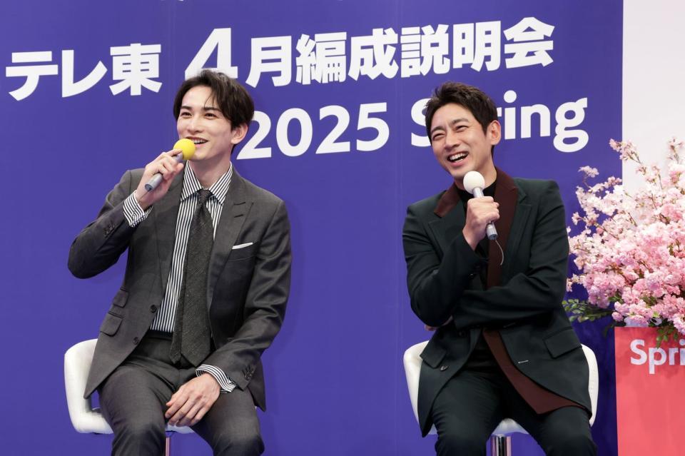 　テレ東新ドラマに出演する町田啓太（左）と小泉孝太郎（Ⓒ「失踪人捜索班　消えた真実」製作委員会）