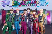 　初の武道館公演を開催したパンダドラゴンの（左から）あづ、たいが、なぎ、なるき、ぱっち、ようた