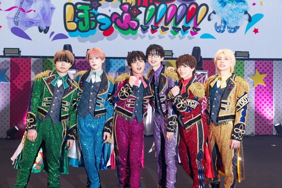 　初の武道館公演を開催したパンダドラゴンの（左から）あづ、たいが、なぎ、なるき、ぱっち、ようた