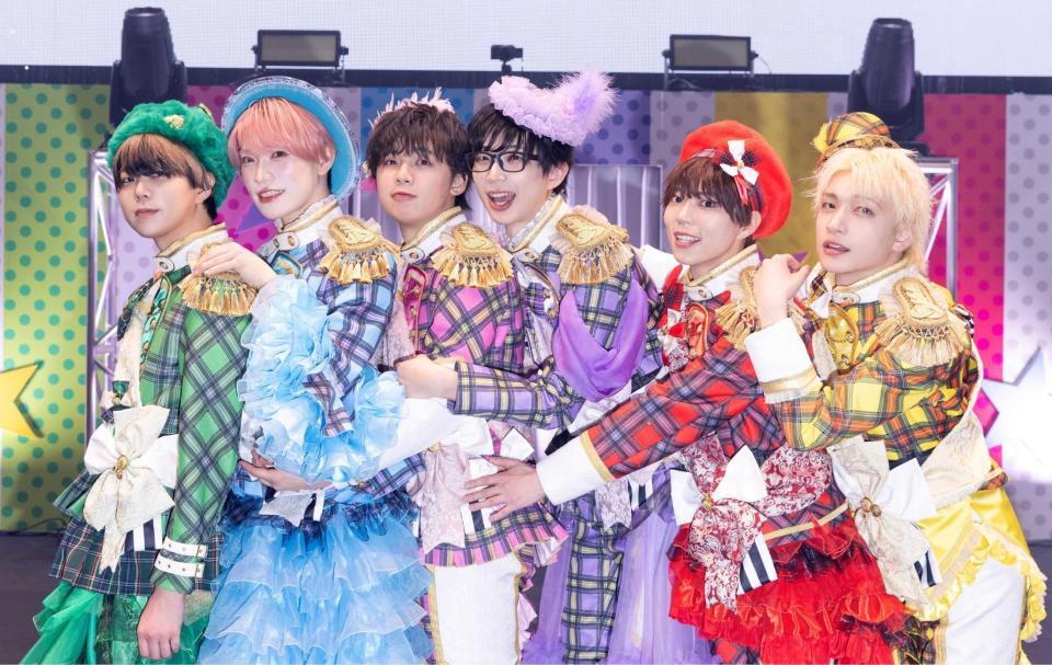 　初の武道館公演を開催したパンダドラゴンの（左から）あづ、たいが、なぎ、なるき、ぱっち、ようた