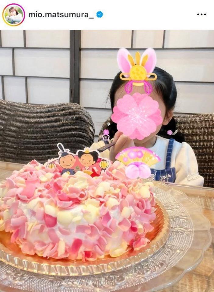 松村未央アナのインスタグラム＠ｍｉｏ．ｍａｔｓｕｍｕｒａ＿（３月３日付）より