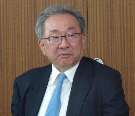 　日本民間放送連盟の遠藤龍之介会長