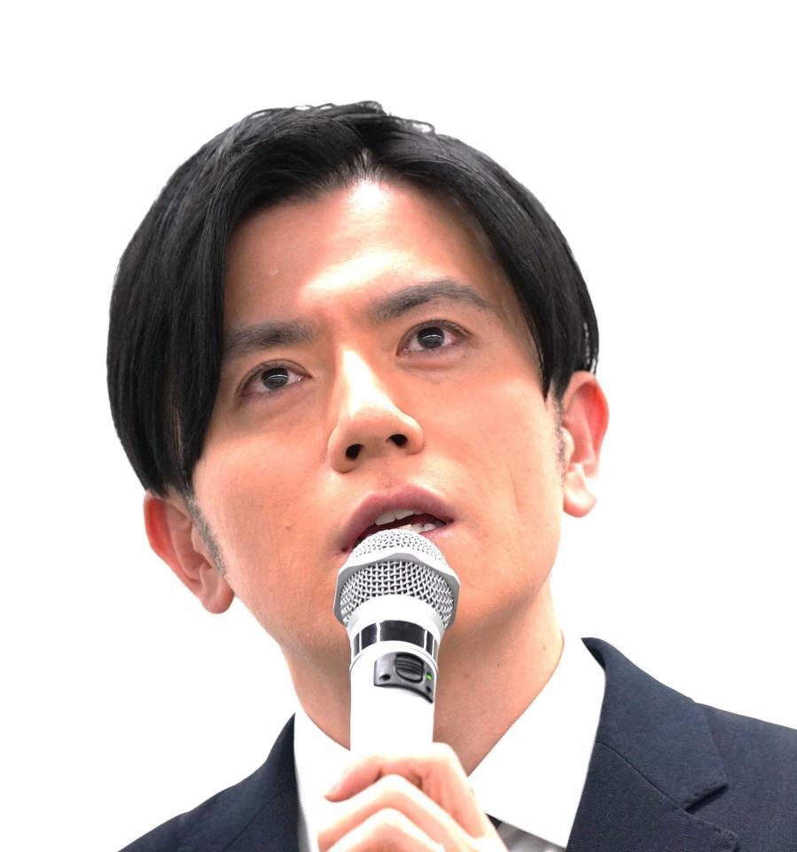 　番組のリニューアルについて発表する青木源太アナウンサー（撮影・高部洋祐）