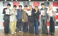 　イベントに出席したＯＣＴＰＡＴＨの（左から）四谷真佑、高橋わたる、海帆、太田駿静、栗田航兵、古瀬直輝、西島蓮汰、小堀柊