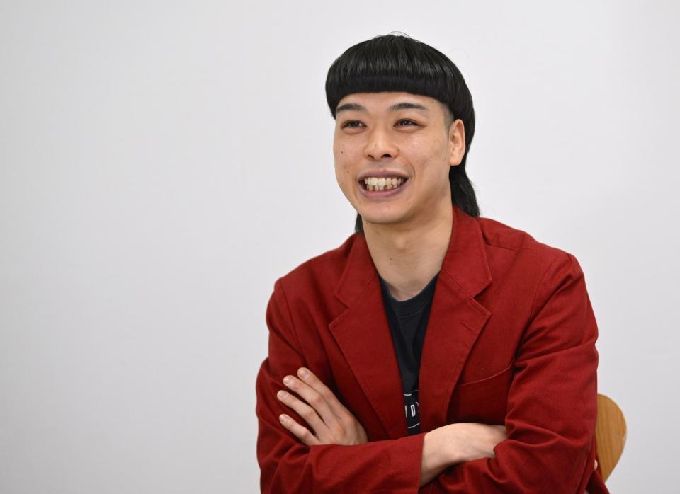 　藤川阪神にエールを送るバッテリィズのエース（撮影･金居みつよし）