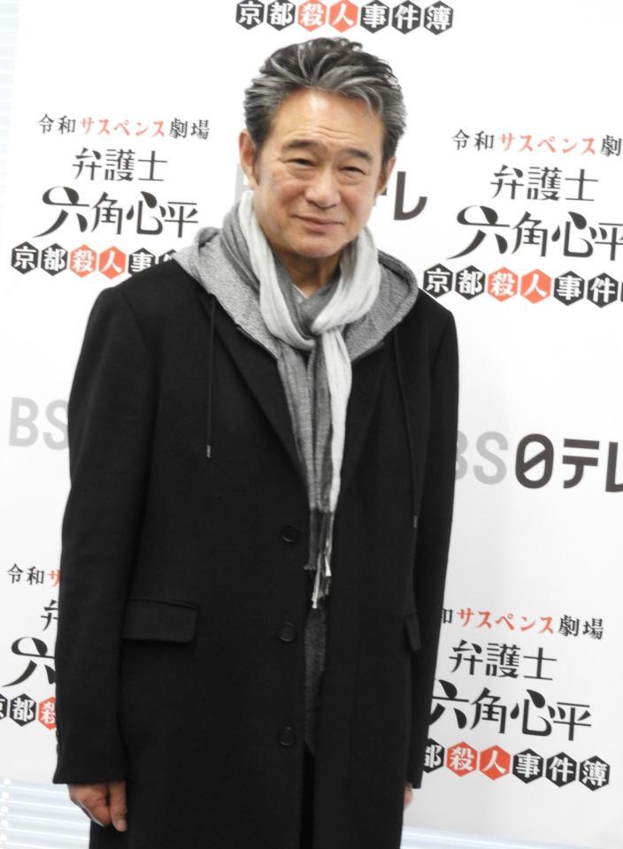 　取材会を行った船越英一郎