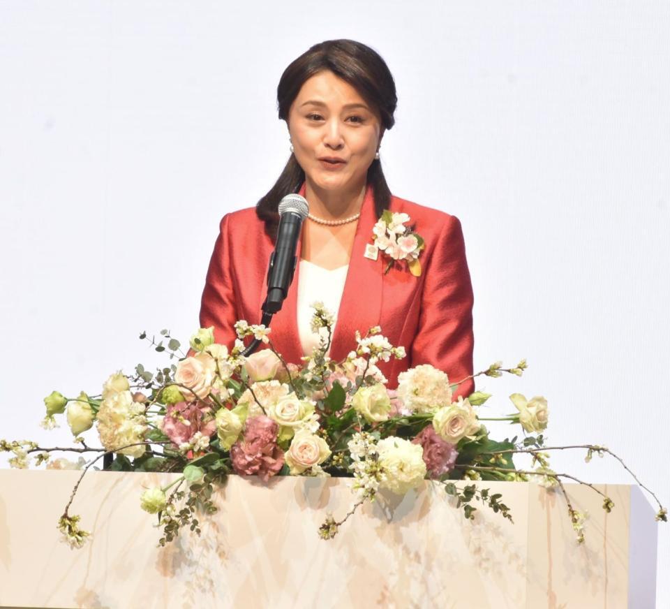 　セレモニーに参加した藤原紀香