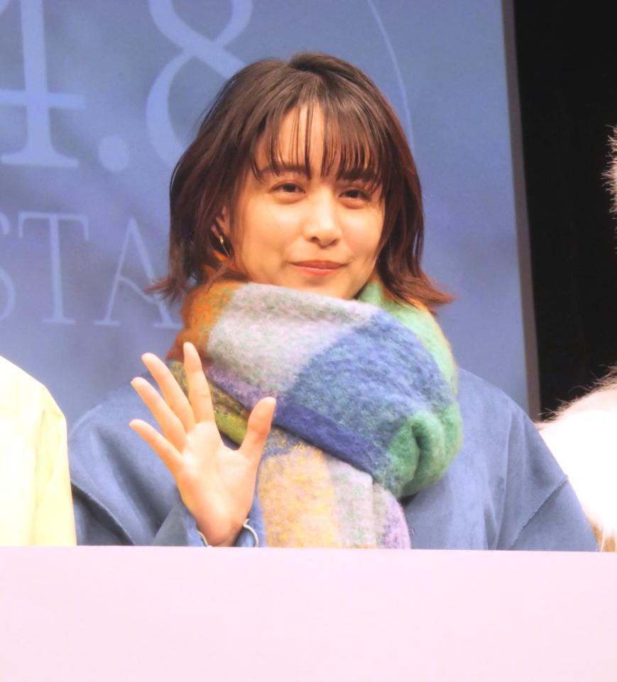 イベントに出席した山本美月＝東京・Ｔｈｅａｔｅｒ　Ｍｉｘａ