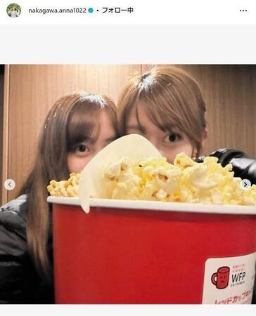 中川安奈のインスタグラム＠ｎａｋａｇａｗａ．ａｎｎａ１０２２から