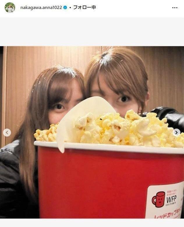 中川安奈のインスタグラム＠ｎａｋａｇａｗａ．ａｎｎａ１０２２から