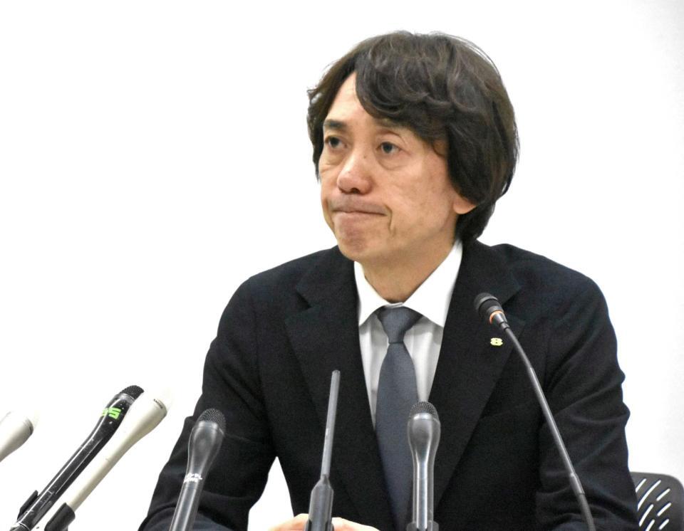 　会見に出席したカンテレ・大多亮社長