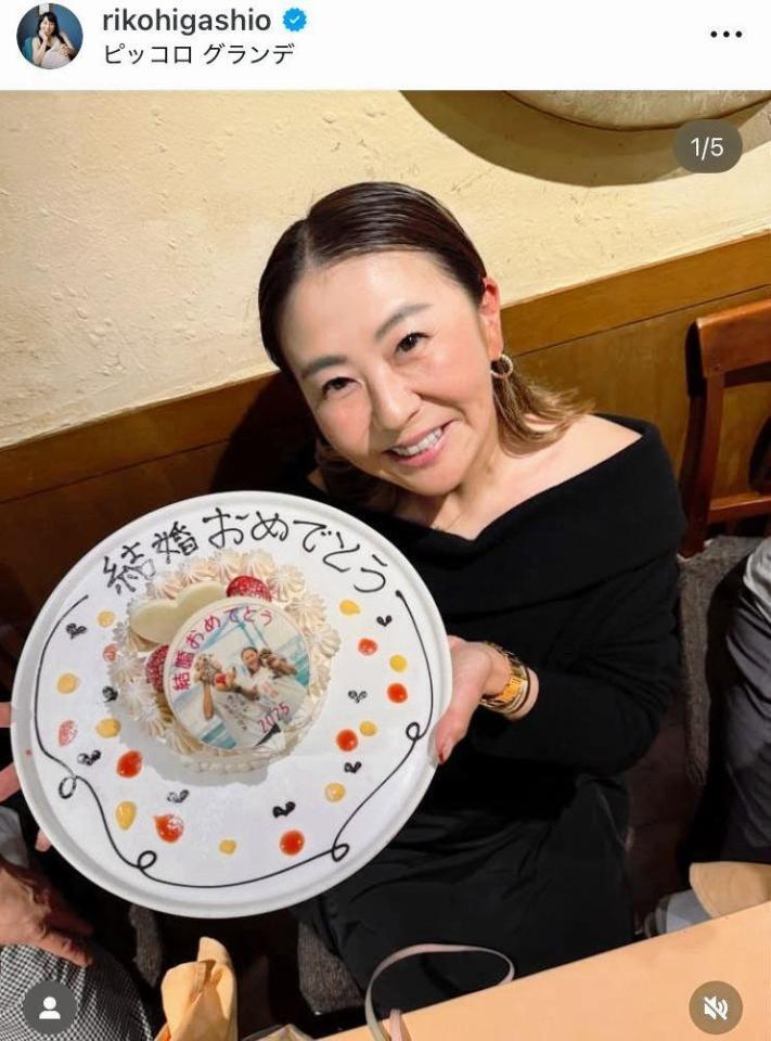 東尾理子のインスタグラム＠ｒｉｋｏｈｉｇａｓｈｉｏより