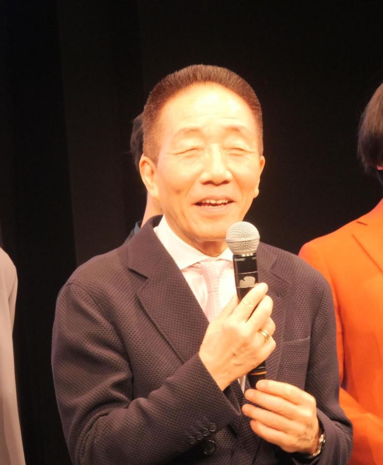 　取材会に出席した中田カウス