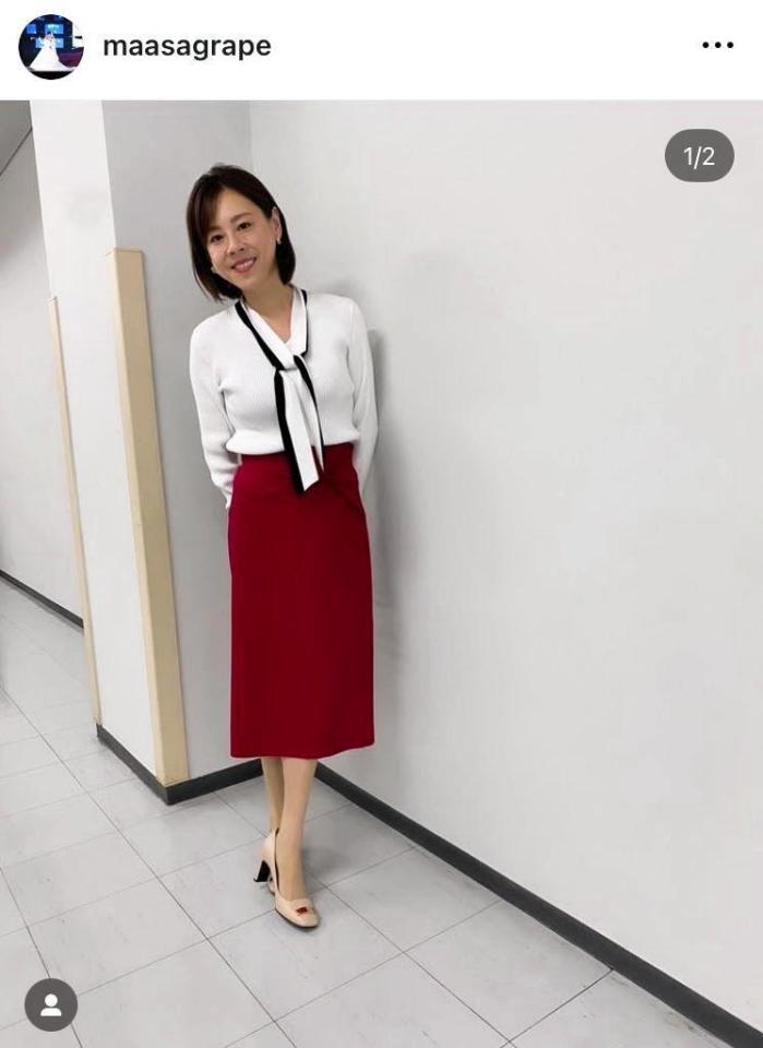 ２児ママとは思えない！２３年１１月の高橋真麻のインスタグラム＠ｍａａｓａｇｒａｐｅより 
