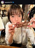 　佐藤栞里インスタグラム＠ｓａｔｏｓｈｉｏｒｉ７２７から