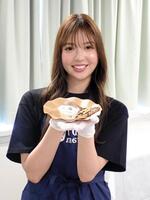 　おからの日記念イベントでおからレシピに挑戦した和田まあや