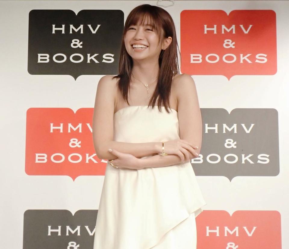 　カレンダー発売記念イベントを行った大原優乃