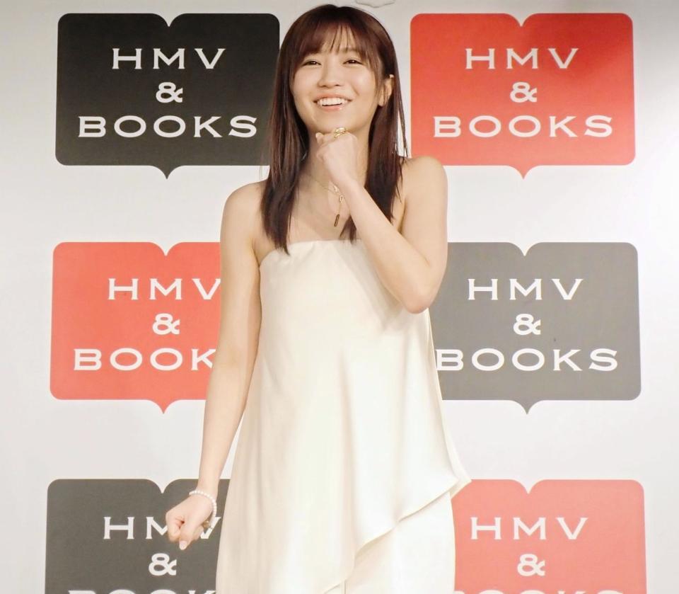 　カレンダー発売記念イベントを行った大原優乃