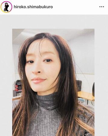 　１月の島袋寛子のインスタグラム＠ｈｉｒｏｋｏ．ｓｈｉｍａｂｕｋｕｒｏより