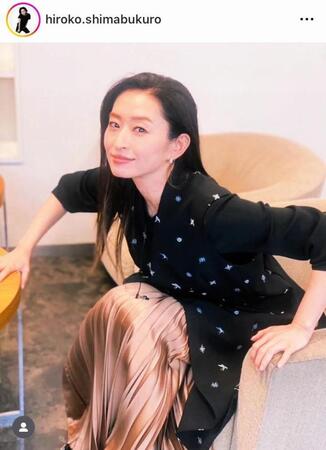 　昨年１２月の島袋寛子のインスタグラム＠ｈｉｒｏｋｏ．ｓｈｉｍａｂｕｋｕｒｏより