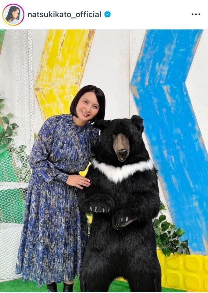 　昨年５月の加藤夏希のインスタグラム＠ｎａｔｓｕｋｉｋａｔｏ＿ｏｆｆｉｃｉａｌより