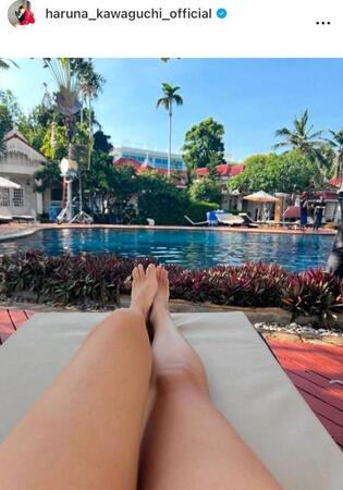 川口春奈のインスタグラム＠ｈａｒｕｎａ＿ｋａｗａｇｕｃｈｉ＿ｏｆｆｉｃｉａｌより