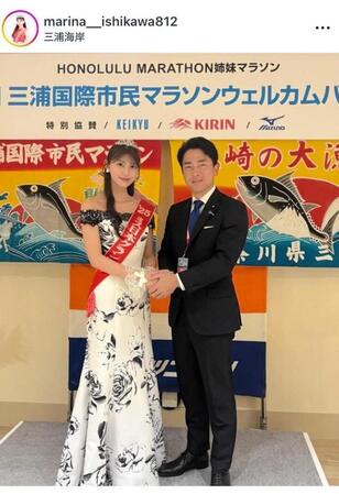 石川満里奈のインスタグラム＠ｍａｒｉｎａ＿＿ｉｓｈｉｋａｗａ８１２より 