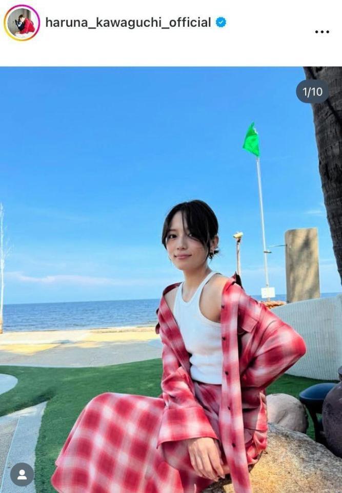 川口春奈のインスタグラム＠ｈａｒｕｎａ＿ｋａｗａｇｕｃｈｉ＿ｏｆｆｉｃｉａｌより