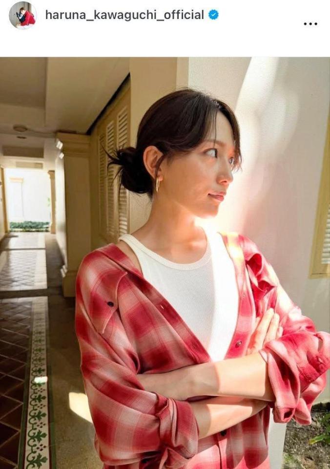 川口春奈のインスタグラム＠ｈａｒｕｎａ＿ｋａｗａｇｕｃｈｉ＿ｏｆｆｉｃｉａｌより