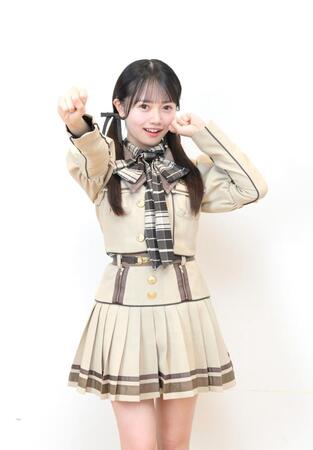 　ＡＫＢ４８・花田藍衣（撮影・伊藤笙子）