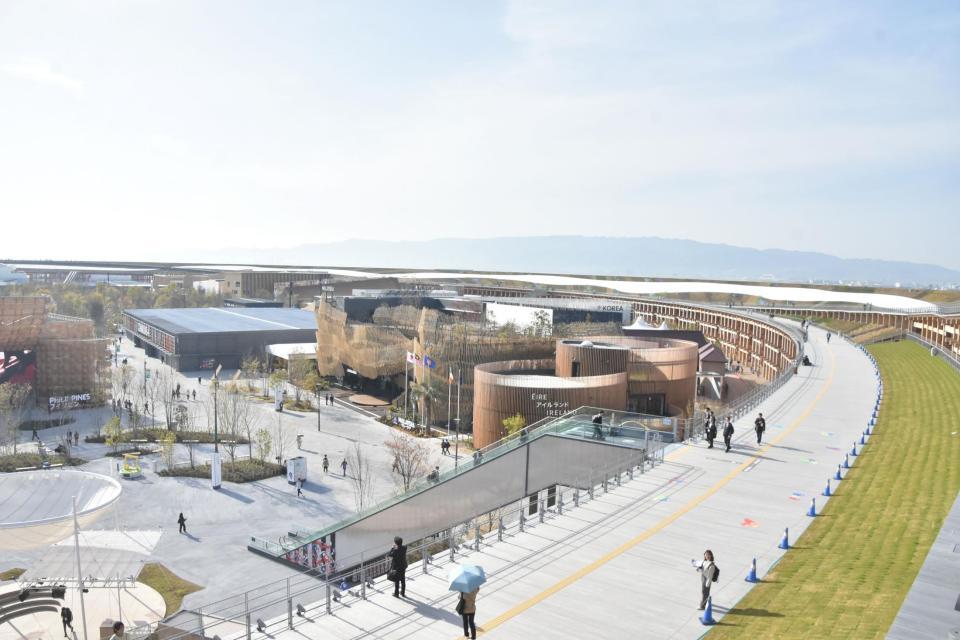 　大屋根リング上からの風景