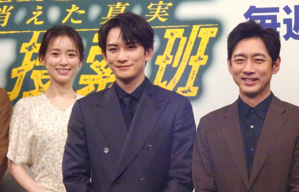 　（左から）泉里香、町田啓太、小泉孝太郎