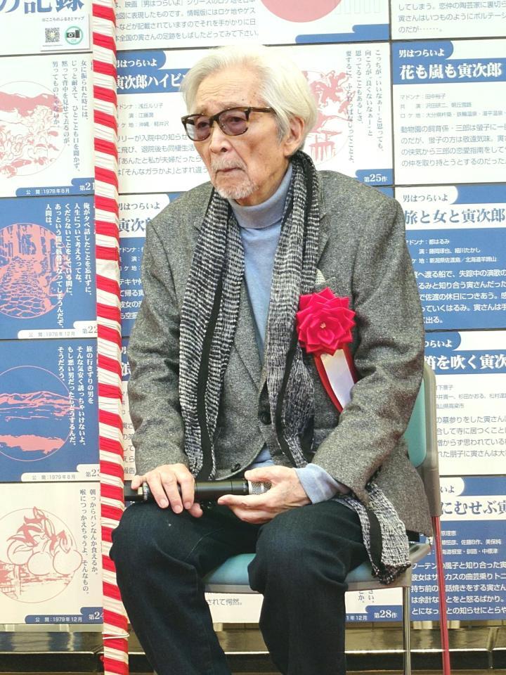 　式典に出席した山田洋次監督