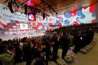 　「ＥＸＰＯホール　シャインハット」で行われた大阪・関西万博の開会式